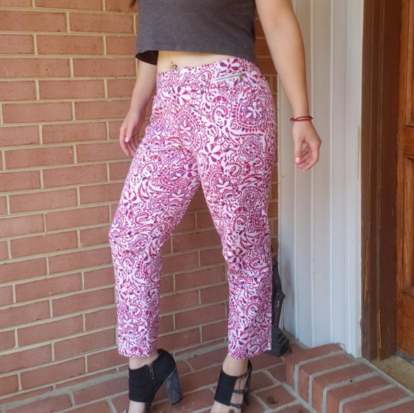 Colorful statement work capris - Picture 11 of 13